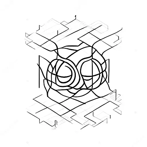 Regression to the mean graph tattoo design idea