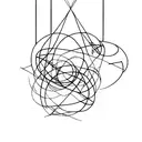 Regression to the mean graph tattoo design idea