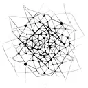 Regression to the mean graph tattoo design idea