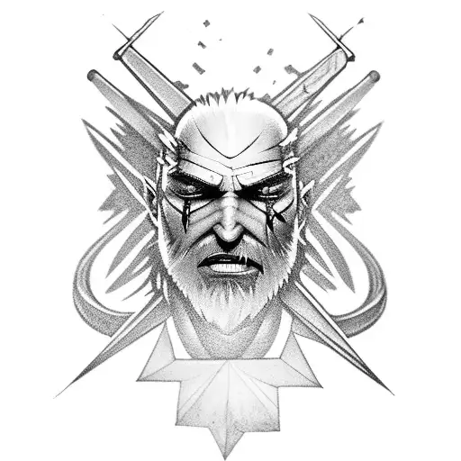 witcher tattoo design idea