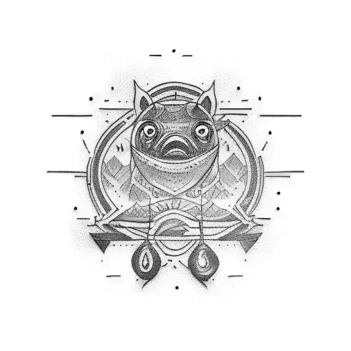 tuna tattoo design idea