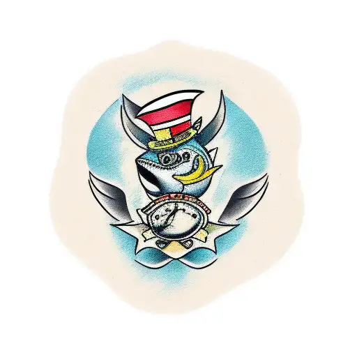 tuna tattoo design idea