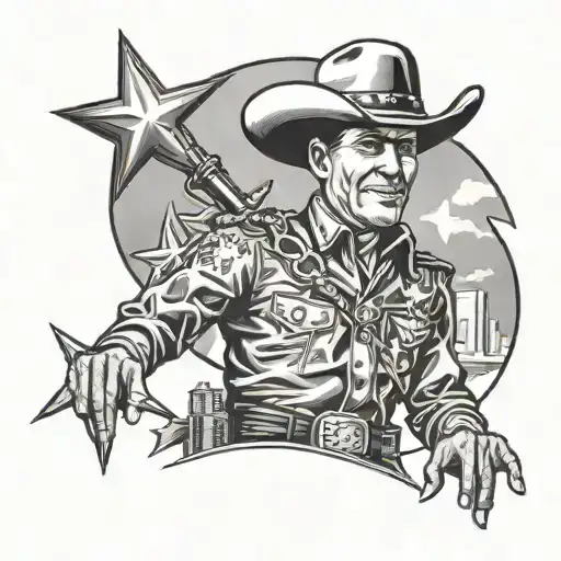 big tex dallas texas tattoo design idea