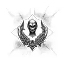 Dark brotherhood skyrim tattoo design idea
