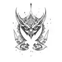 Dark brotherhood skyrim tattoo design idea