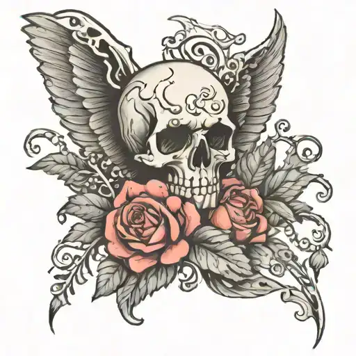 date of death tattoo design idea