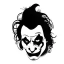 Joaquin Phoenix Joker tattoo design idea