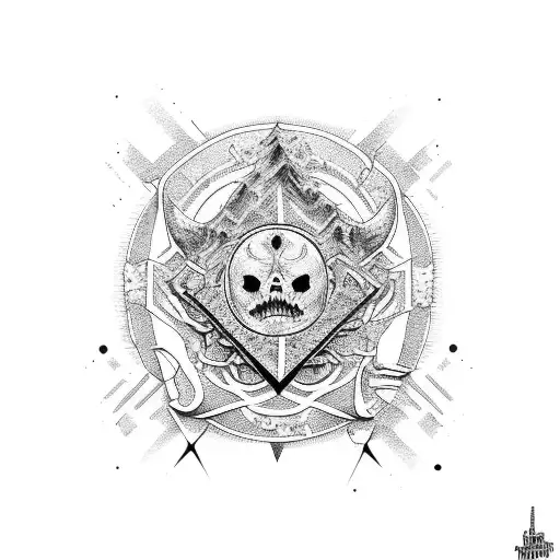 Frase de Everything happens for a reason tattoo design idea