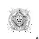 Frase de Everything happens for a reason tattoo design idea