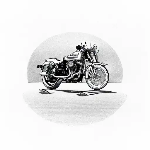 harley davidson tattoo design idea