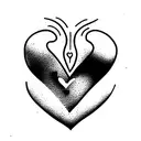 unconditional love tattoo design idea