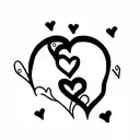 unconditional love tattoo design idea