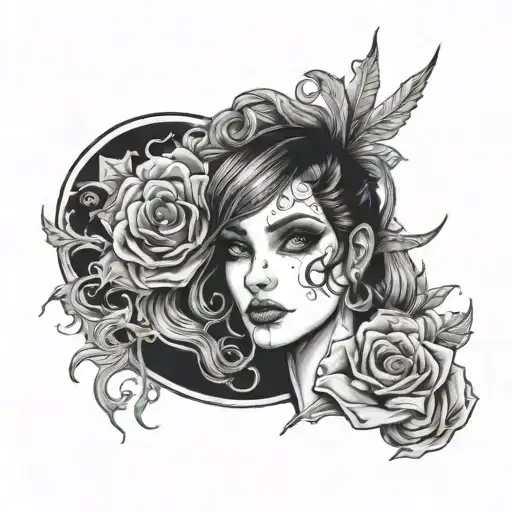 lost soul coming to life tattoo design idea