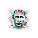 Putin tattoo design idea