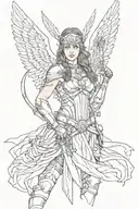 Valkyrie tattoo design idea