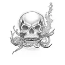 the word Oxygen tattoo design idea