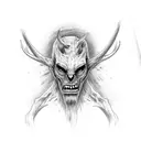 hand with wendigo tattoo design idea