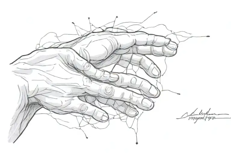 The Creation of Adam trampstamp tattoo design idea