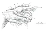 The Creation of Adam trampstamp tattoo design idea