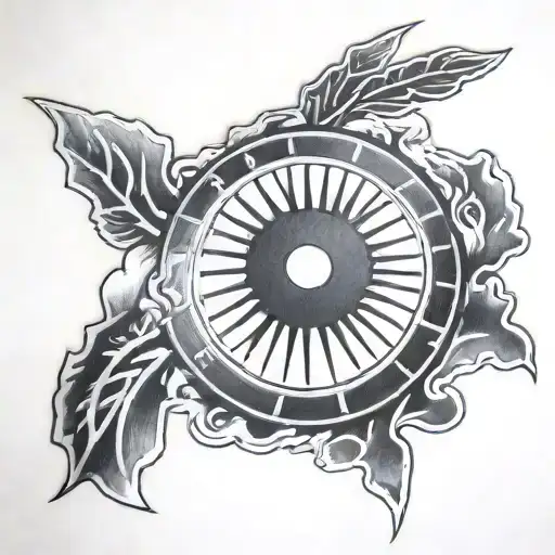 korean flag tattoo design idea