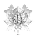 bluebonnets tattoo design idea