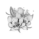 bluebonnets tattoo design idea