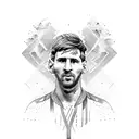 messi tattoo design idea