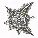 saw blade memorial tattoo tattoo design idea