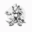 sonic the hedgehog tattoo design idea