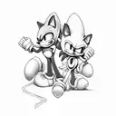 sonic the hedgehog tattoo design idea