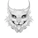 Attitude tattoo design idea