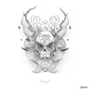 Attitude tattoo design idea