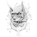 Attitude tattoo design idea