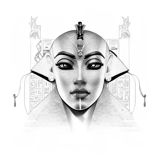 ancient egypt tattoo design idea