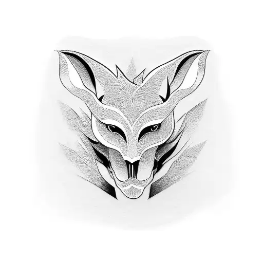 silhouette tattoo design idea