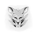 silhouette tattoo design idea