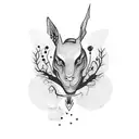 silhouette tattoo design idea