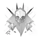 silhouette tattoo design idea