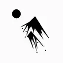 loner death tattoo design idea