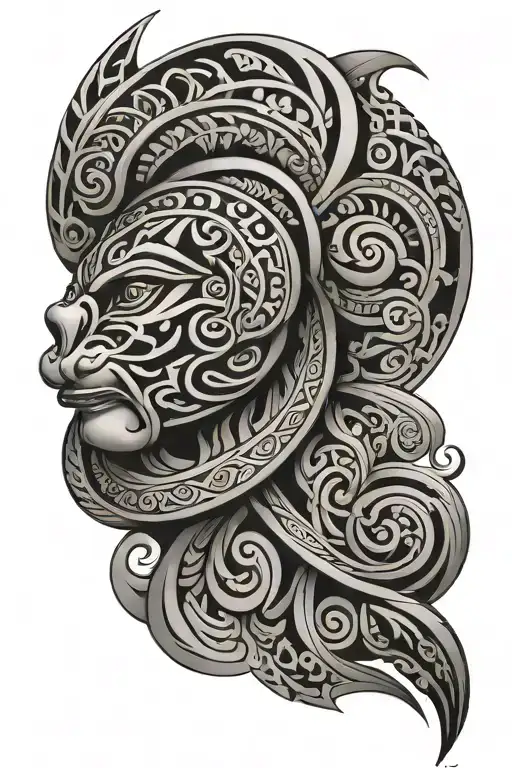 French culture maori design tattoo design idea