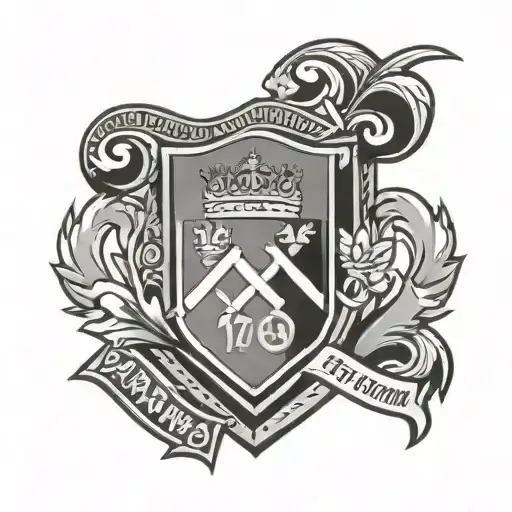 West Ham crest tattoo design idea