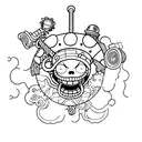 ace one piece  tattoo design idea