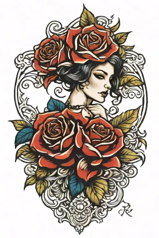 Harper rose tattoo tattoo design idea