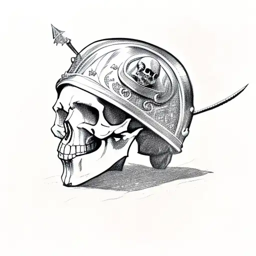 skull tattoos - the black hat tattoo