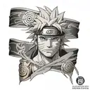 naruto headband wrapped on thigh tattoo tattoo design idea