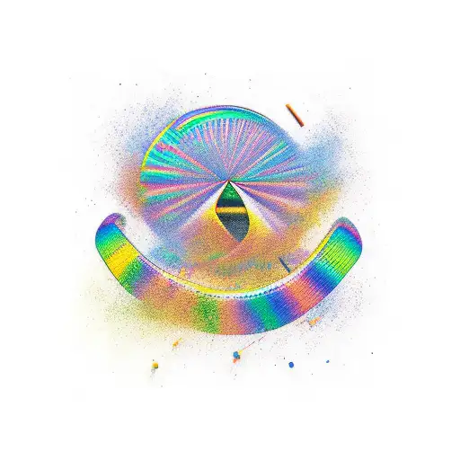 arco iris  tattoo design idea