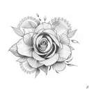 flores com nome helena tattoo design idea