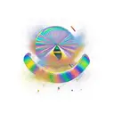 arco iris  tattoo design idea