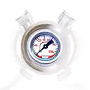 Turbo gauge with a piston, mix it with family tattoo design idea