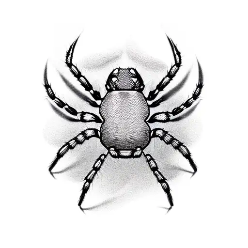 Spider tattoo design idea